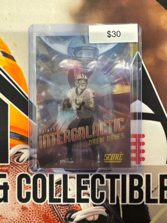 2021 Panini Score NFL Drew Brees Intergalactic SP
