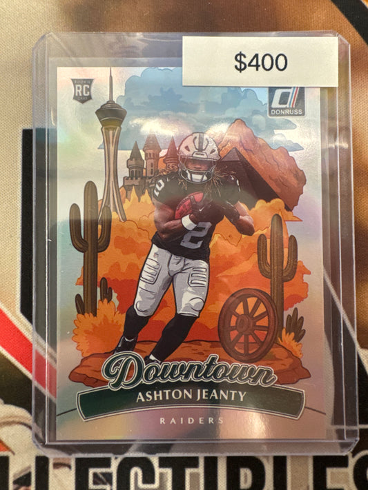 2025 Panini Donruss NFL Ashton Jeanty Rookie Downtown
