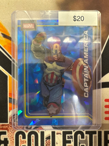 2026 Topps Chrome Marvel Sapphire Captain America Sapphire Base