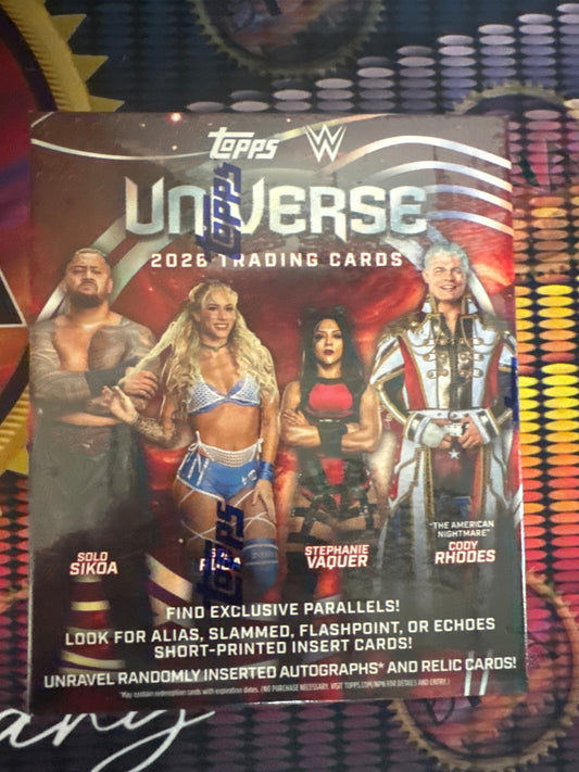 2026 Topps Universe WWE Mega box