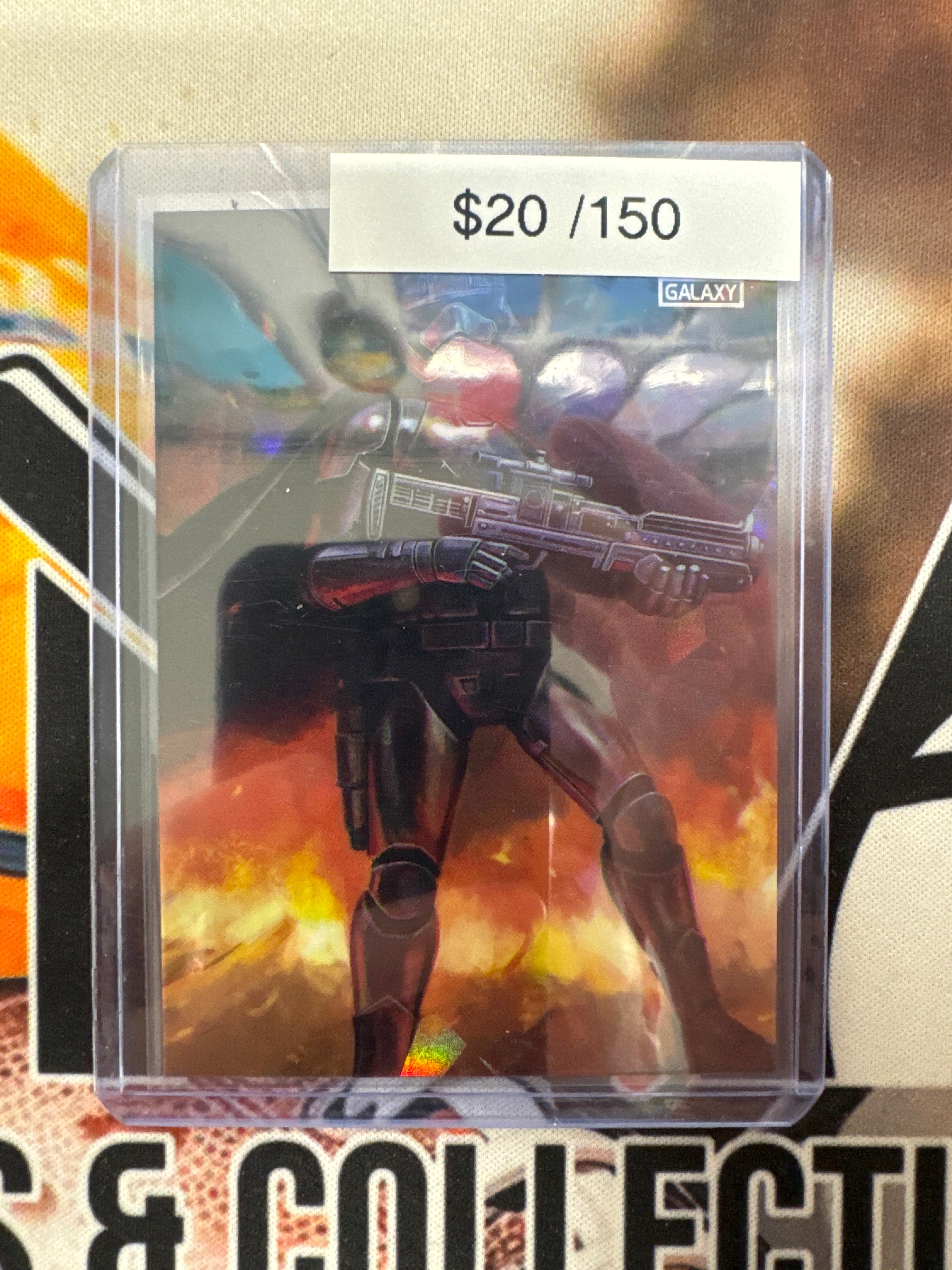 2025 Topps Star Wars Galaxy Captain Phasma Cracked Ice Refractor /150 ...