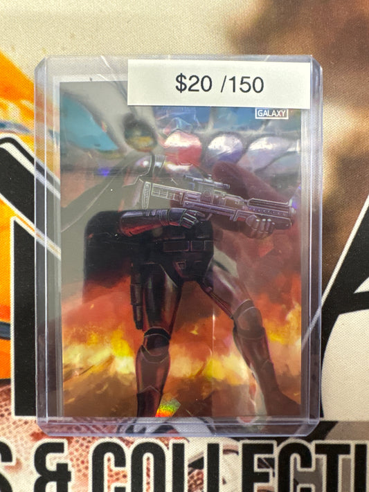 2025 Topps Star Wars Galaxy Captain Phasma Cracked Ice Refractor /150