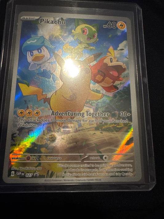 Pokémon Pikachu Scarlet Violet Promo SVP 027 Sealed