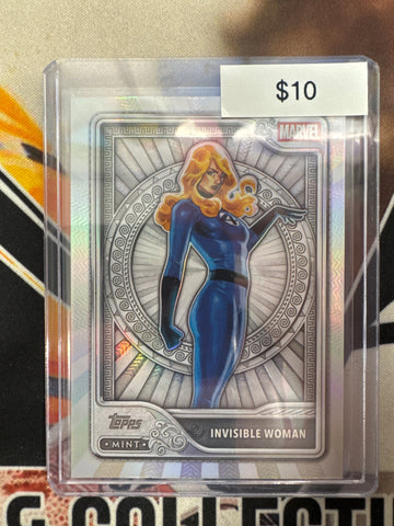 2026 Topps Marvel Mint Invisible Women Silver Card Refractor