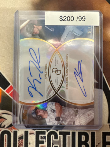 2026 Topps Dynamic Duals MLB Kyle Teel & Colson Montgomery Dual Autograph Refractor /99