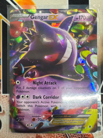 Pokémon Gengar EX Phantom Forces 34/119 DM