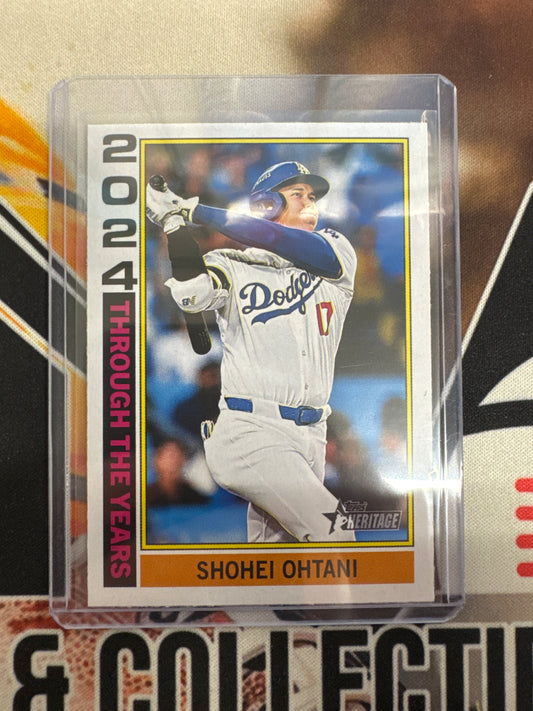 2024 Topps Heritage MLB Shohei Ohtani Through The Years