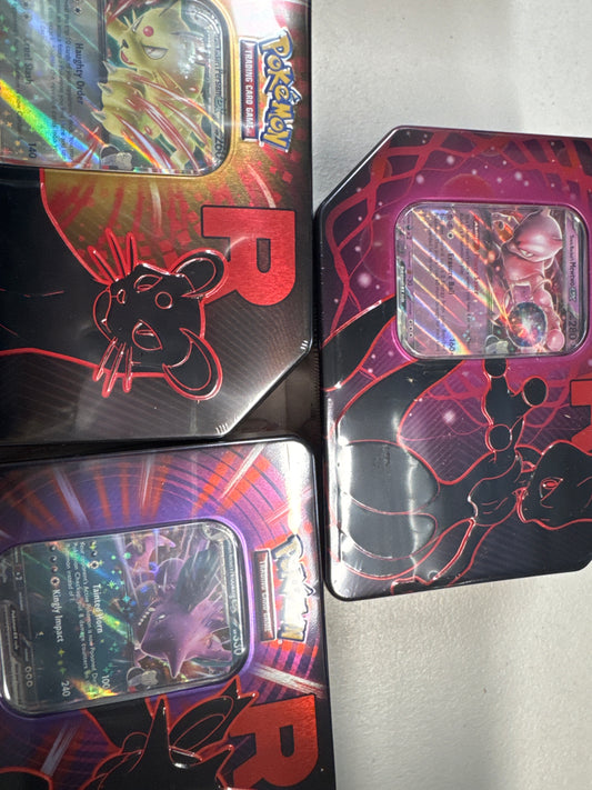 Pokemon Team Rocket’s tin
