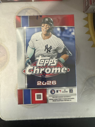 2026 Topps Chrome MLB Blaster box