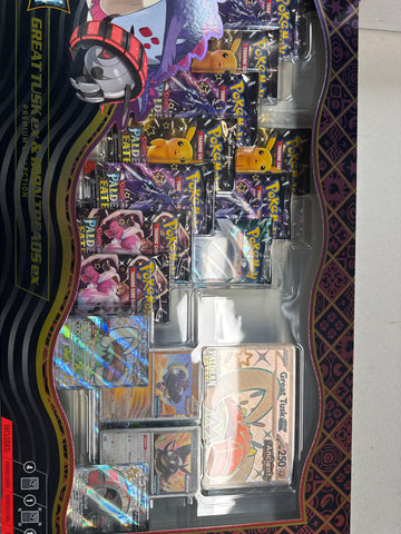 Pokemon Paldean Fates Great Tusk ex & Iron Treads ex Premium Collection