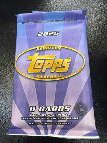 2025 Topps Archives MLB pack