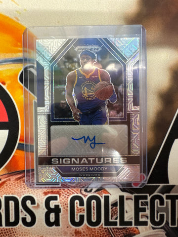 2022-23 Panini Prizm NBA Moses Moody Signatures Mojo /25
