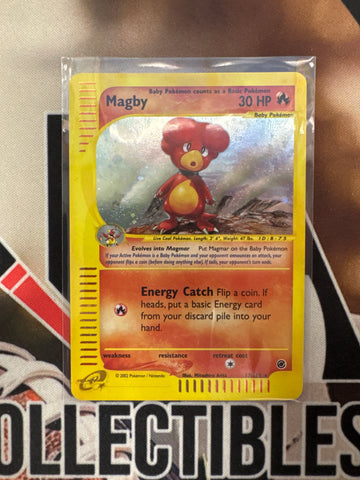 Pokémon Magby Holo Expedition 17/165 NM