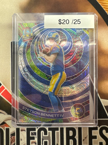 2023 Panini Spectra NFL Stetson Bennett IV Rookie Dragon Scale Mojo Prizm /25