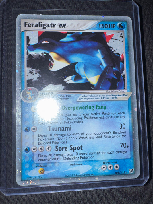Pokemon Feraligatr ex 103/115 Unseen Forces MP