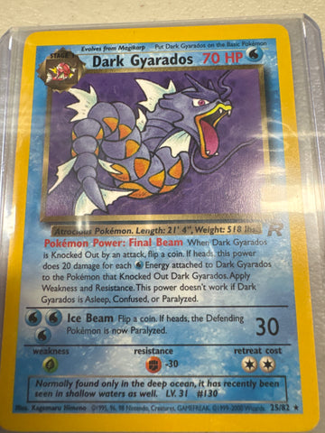 Pokemon Dark Gyarados 25/82 Team Rocket
