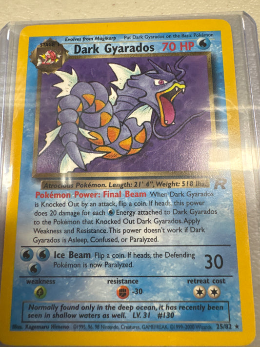 Pokemon Dark Gyarados 25/82 Team Rocket