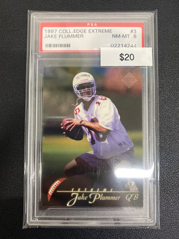 1997 Collector’s Edge Extreme Jake Plummer Rookie PSA 8