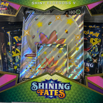 Pokémon Shining Fates Box shiny Eldegoss V or Boltund V or Cramorant V