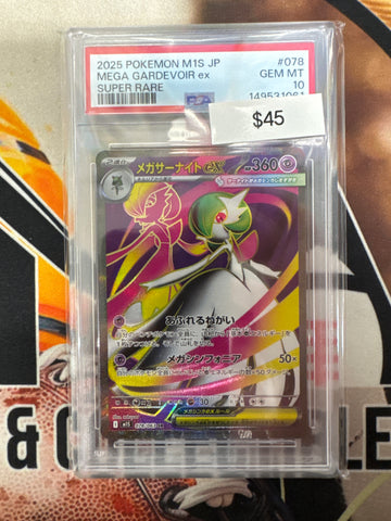 Pokémon Japanese Mega Gardevoir EX 078/063 Super Rare PSA 10
