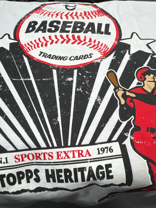 Topps Heritage Mitchell & Ness White Sports Extra Pocket T-shirt