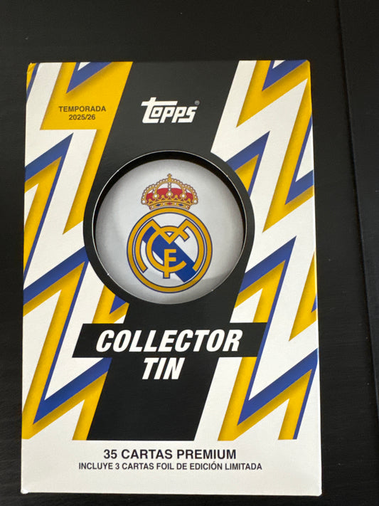 2025-26 Topps Real Madrid Collector tin