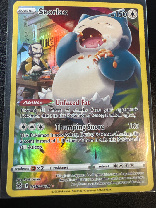 Pokemon Snorlax TG10/TG30 Lost Origin