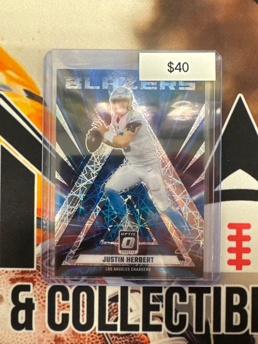 2023 Panini Donruss Optic NFL Justin Herbert Blazers Prizm