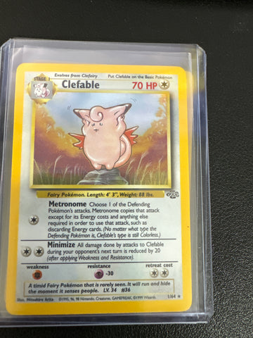 Pokémon Clefable Jungle Holo 1/64