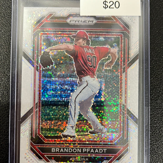 2023 Prizm White Sparkle Brandon Pfaadt