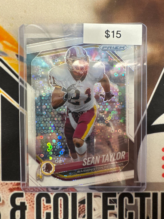 2025 Panini Prizm NFL Sean Taylor White Sparkle Prizm SP