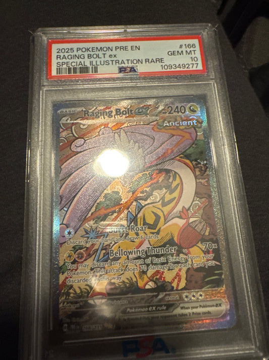 Pokemon Raging Bolt ex 166/131 PSA 10