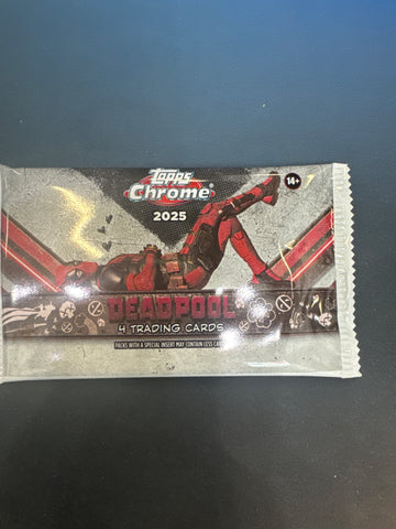 2025 Topps Chrome Deadpool pack