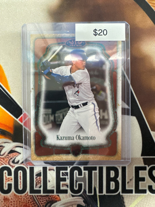 2026 Topps Tier One MLB Kazuma Okamoto Bronze Rookie