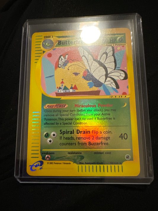 Pokémon Butterfree Expedition Reverse Holo 38/165