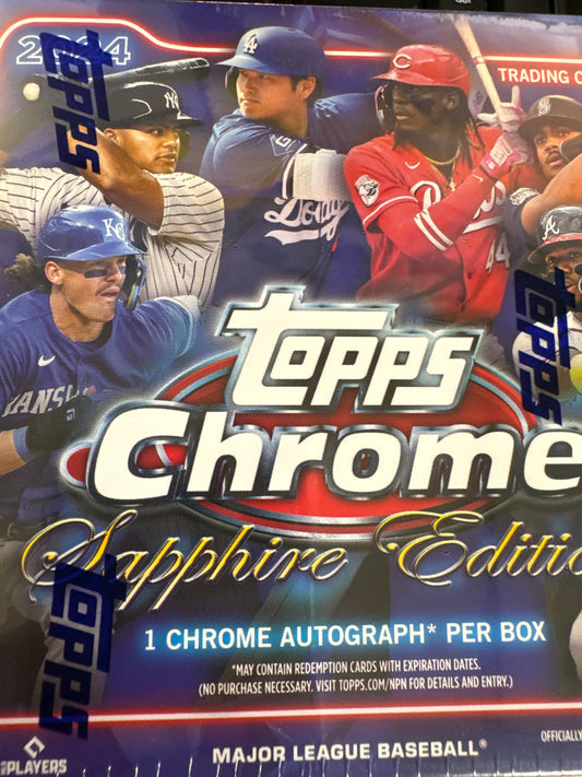 2024 Topps Chrome MLB Sapphire Edition hobby