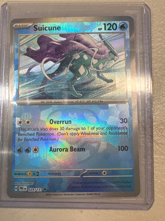 Pokemon Suicune 024/131 Prismatic Evolution Master ball