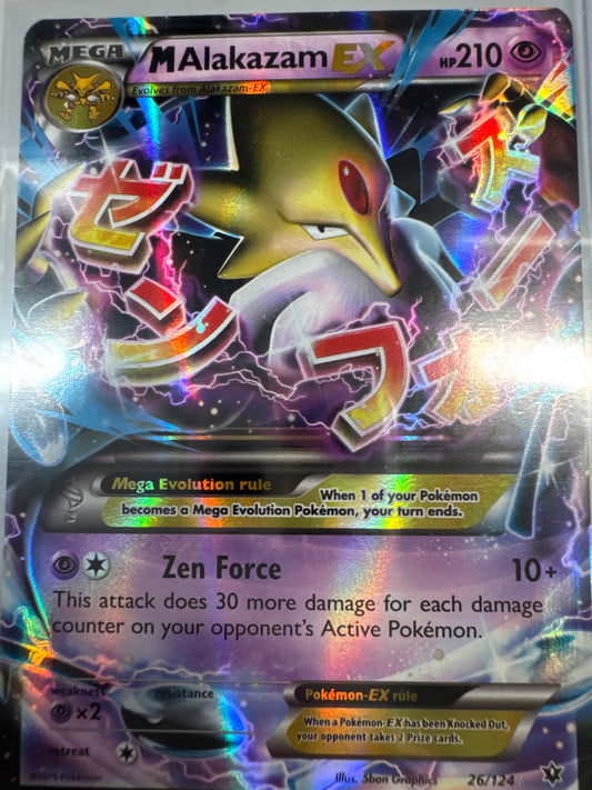Pokémon M Alakazam EX 26/124 Fates Collide LP