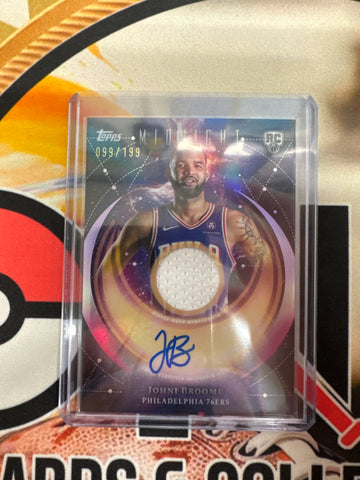 2025-26 Topps Midnight NBA Johni Broome Rookie Patch Autograph /199