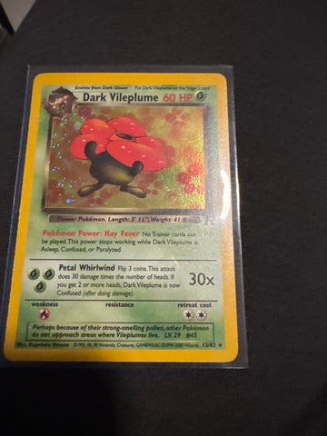 Pokémon Dark Vileplume (Team Rocket) 13/82 LP