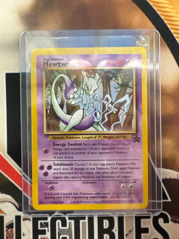 Pokémon Mewtwo WOTC Promo 12 LP+