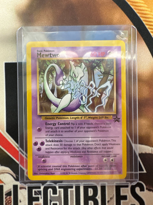 Pokémon Mewtwo WOTC Promo 12 LP+