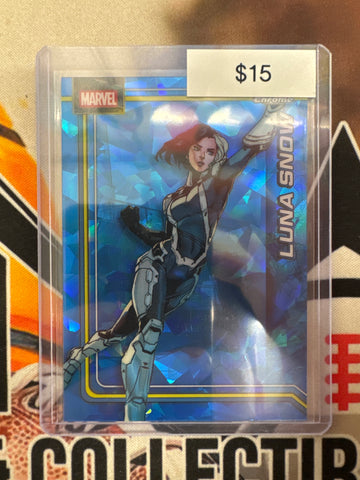 2026 Topps Chrome Marvel Sapphire Luna Snow Sapphire Base