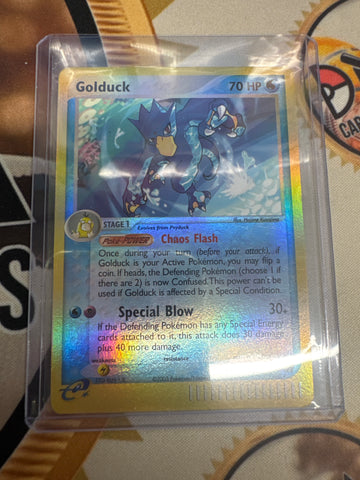 Pokemon Golduck 17/100 Sandstorm reverse holo