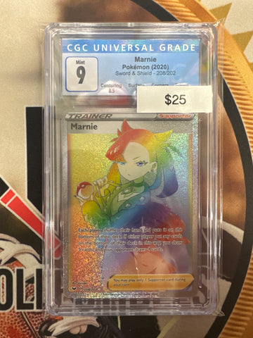 Pokemon Marnie 208/202 CGC 9