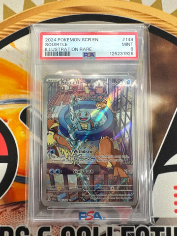 Pokemon Squirtle 148/142 PSA 9