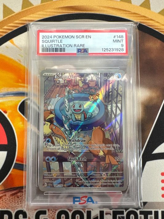 Pokemon Squirtle 148/142 PSA 9