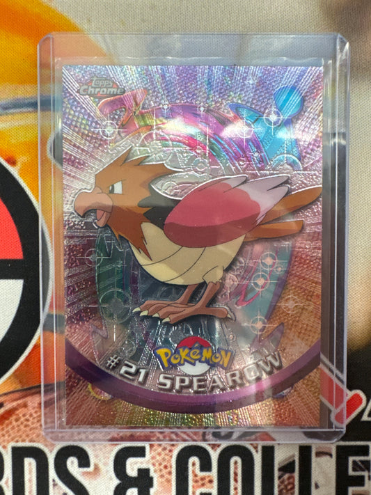 2000 Topps Chrome Pokemon Spearow TV Animation Series #21