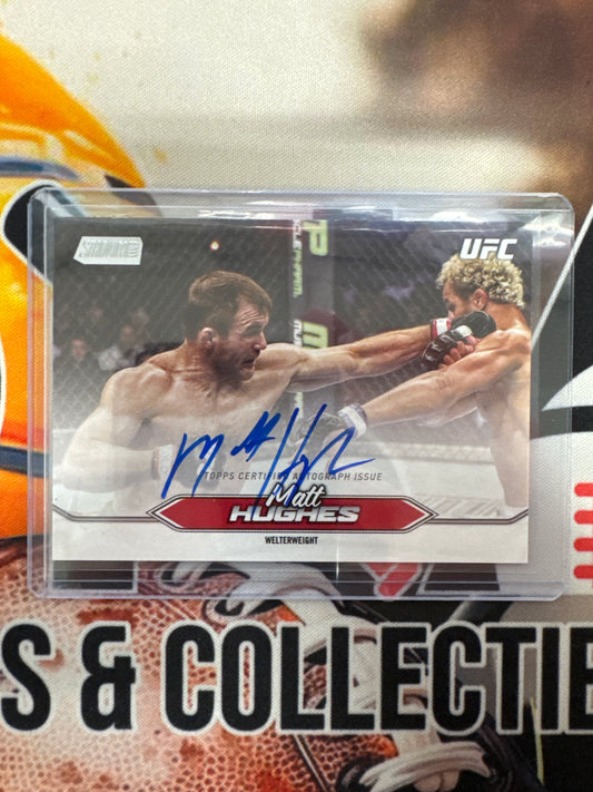 2025 Topps Stadium Club UFC Matt Hughes Autograph
