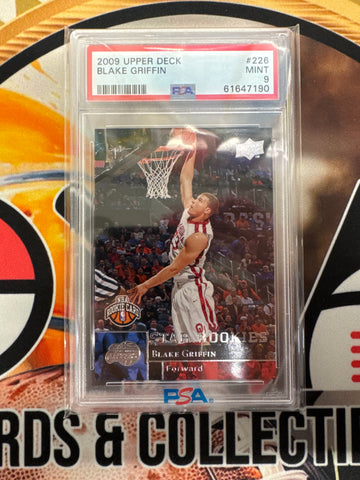 2009 Upper Deck NBA Blake Griffin Star Rookies PSA 9